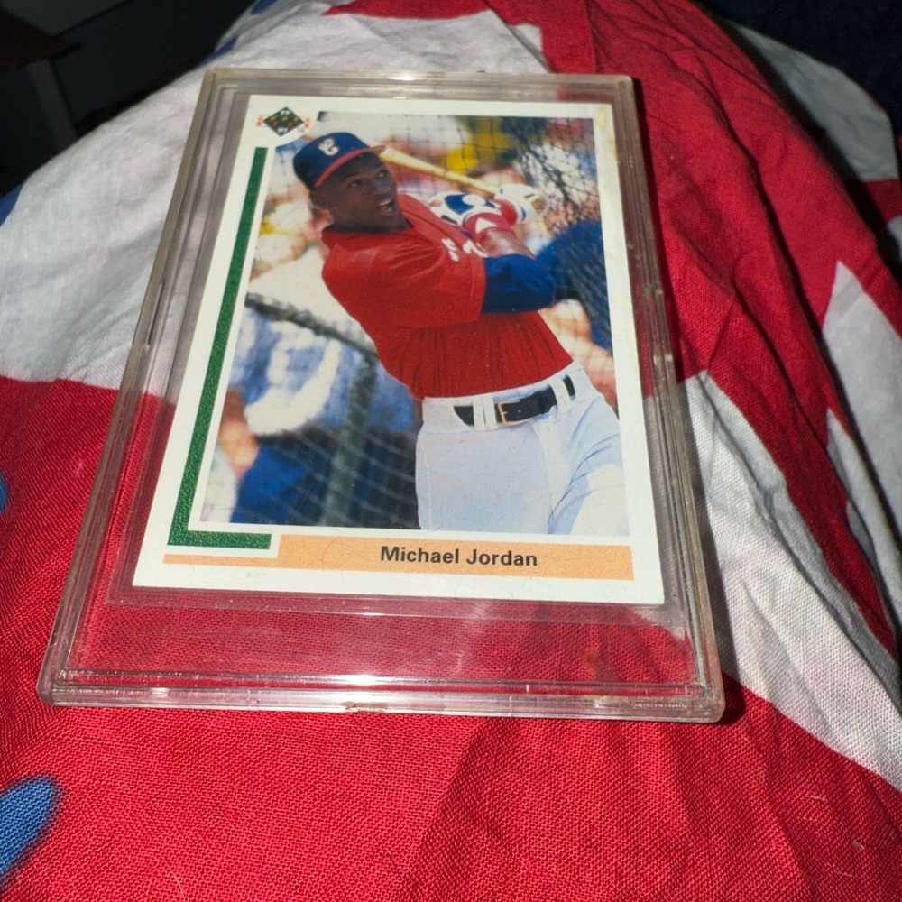 Michael Jordan Baseball Trading Card